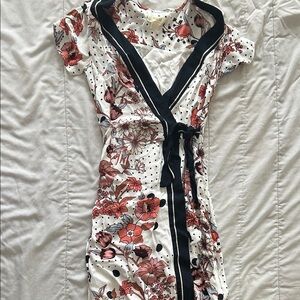 ANTHROPOLOGIE Floral Wrap Dress